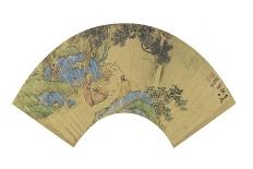 Leaf from Traveling Among the Five Sacred Peaks, 1656-Lan Ying-Giclee Print