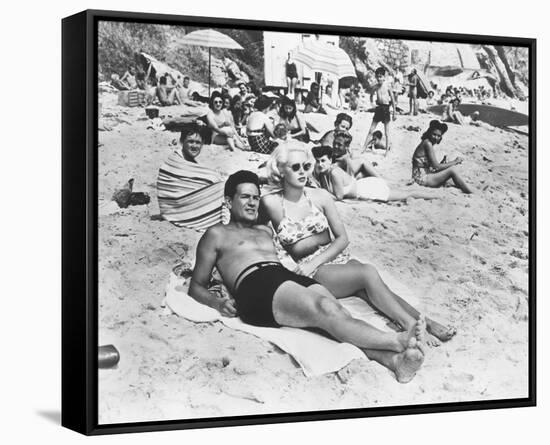 Lana Turner-null-Framed Stretched Canvas