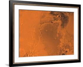 Lanae Palus Region of Mars-Stocktrek Images-Framed Photographic Print