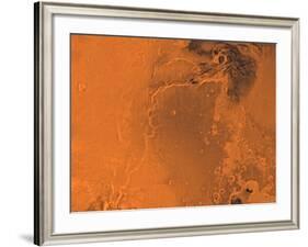 Lanae Palus Region of Mars-Stocktrek Images-Framed Photographic Print