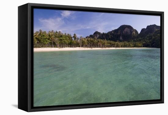 Lanah Bay, Phi Phi Don Island, Thailand, Southeast Asia, Asia-Sergio Pitamitz-Framed Stretched Canvas