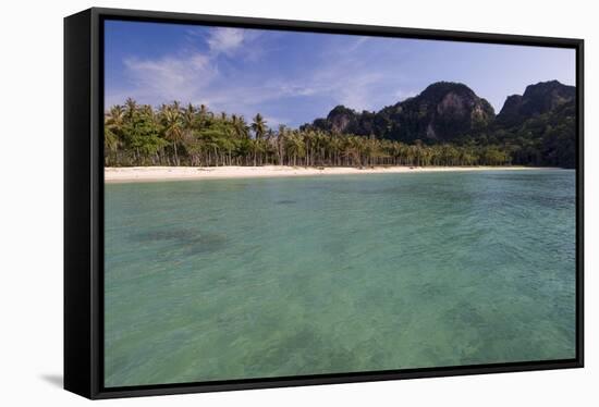 Lanah Bay, Phi Phi Don Island, Thailand, Southeast Asia, Asia-Sergio Pitamitz-Framed Stretched Canvas