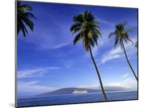 Lanai from Laahaina, Hawaii, USA-Michael DeFreitas-Mounted Photographic Print