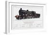 Lancashire and Yorkshire Railway Express Loco No 1406-W.j. Stokoe-Framed Art Print