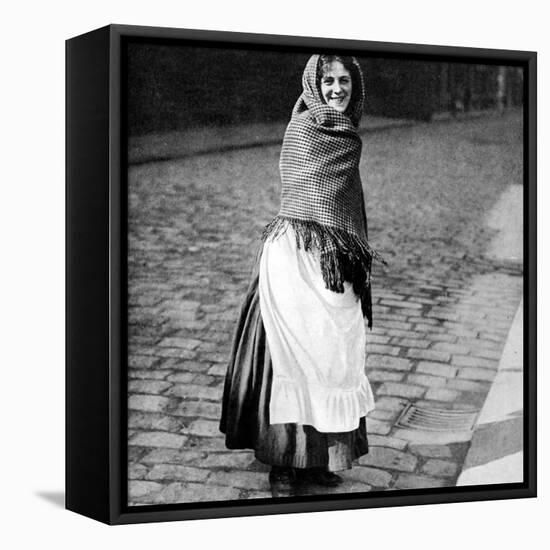 Lancashire Cotton Mill Worker-null-Framed Stretched Canvas