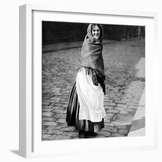 Lancashire Cotton Mill Worker-null-Framed Photographic Print