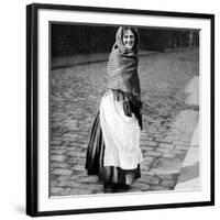 Lancashire Cotton Mill Worker-null-Framed Photographic Print