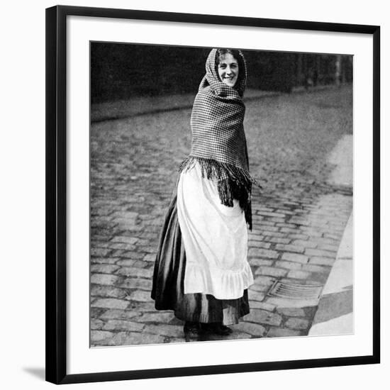 Lancashire Cotton Mill Worker-null-Framed Photographic Print