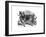 Lancashire Ox, Specimen of the Long Horned Breeds, 1848-null-Framed Giclee Print