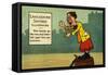 Lancashire Sayings Illustrated-null-Framed Stretched Canvas