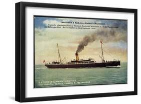 Lancashire, Yorkshire Railway, S.S. Duke of Clarence-null-Framed Giclee Print