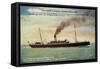 Lancashire, Yorkshire Railway, S.S. Duke of Clarence-null-Framed Stretched Canvas