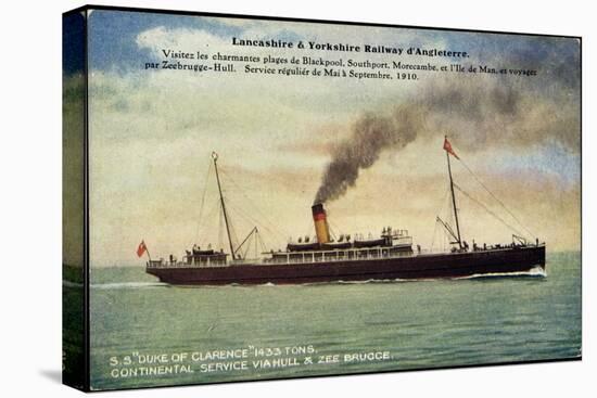Lancashire, Yorkshire Railway, S.S. Duke of Clarence-null-Stretched Canvas