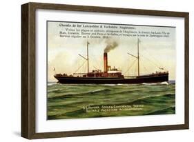 Lancashire, Yorkshire Railway, S.S. Humber-null-Framed Giclee Print