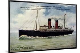 Lancashire, Yorkshire Railway, Steamer Viking-null-Mounted Giclee Print