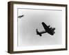 Lancaster Bomber in Air-null-Framed Photographic Print