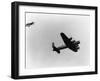 Lancaster Bomber in Air-null-Framed Photographic Print