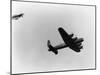 Lancaster Bomber in Air-null-Mounted Photographic Print