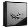 Lancaster Bomber in Flight-null-Framed Stretched Canvas