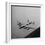 Lancaster Bomber in Flight-null-Framed Premium Photographic Print