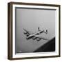 Lancaster Bomber in Flight-null-Framed Photographic Print