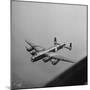 Lancaster Bomber in Flight-null-Mounted Photographic Print