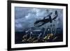 Lancaster Bomber over Germany-null-Framed Giclee Print