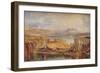 'Lancaster, from the Aqueduct Bridge', c1825-JMW Turner-Framed Giclee Print