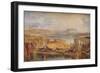 'Lancaster, from the Aqueduct Bridge', c1825-JMW Turner-Framed Giclee Print