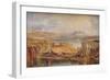 'Lancaster, from the Aqueduct Bridge', c1825-JMW Turner-Framed Giclee Print