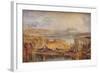 'Lancaster, from the Aqueduct Bridge', c1825-JMW Turner-Framed Giclee Print