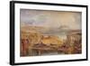 'Lancaster, from the Aqueduct Bridge', c1825-JMW Turner-Framed Giclee Print