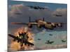 Lancaster Heavy Bombers of the Royal Air Force Bomber Command-Stocktrek Images-Mounted Photographic Print
