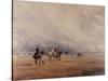 Lancaster Sands, Morecambe Bay (Treasures) 1842-David Y. Cox-Stretched Canvas