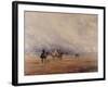 Lancaster Sands, Morecambe Bay (Treasures) 1842-David Y. Cox-Framed Giclee Print