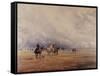 Lancaster Sands, Morecambe Bay (Treasures) 1842-David Y. Cox-Framed Stretched Canvas