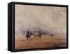 Lancaster Sands, Morecambe Bay (Treasures) 1842-David Y. Cox-Framed Stretched Canvas