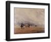 Lancaster Sands, Morecambe Bay (Treasures) 1842-David Y. Cox-Framed Giclee Print