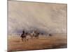 Lancaster Sands, Morecambe Bay (Treasures) 1842-David Y. Cox-Mounted Giclee Print