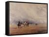 Lancaster Sands, Morecambe Bay (Treasures) 1842-David Y. Cox-Framed Stretched Canvas