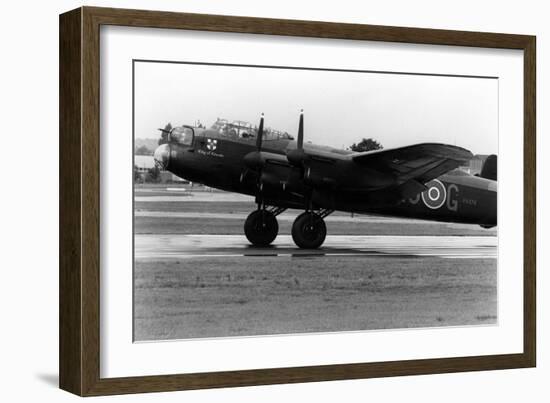 Lancaster Taking Off-null-Framed Photographic Print