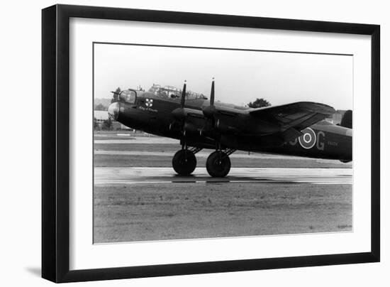 Lancaster Taking Off-null-Framed Photographic Print