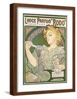 Lance Parfum Rodo, 1896-Alphonse Mucha-Framed Premium Giclee Print