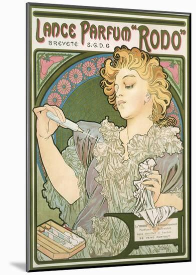 Lance Parfum Rodo, 1896-Alphonse Mucha-Mounted Premium Giclee Print