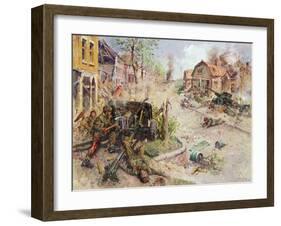 Lance Sergeant J. D Baskeyfield VC (Oil on Canvas)-Terence Cuneo-Framed Giclee Print