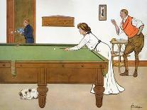 A Billiards Match-Lance Thackeray-Stretched Canvas