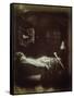 Lancelot and Elaine-Julia Margaret Cameron-Framed Stretched Canvas