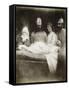 Lancelot and Elaine-Julia Margaret Cameron-Framed Stretched Canvas