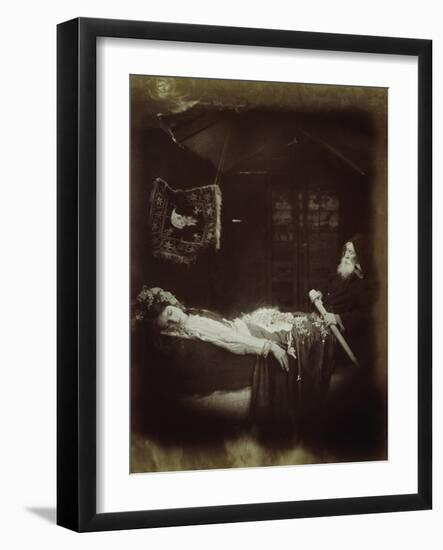 Lancelot and Elaine-Julia Margaret Cameron-Framed Photographic Print