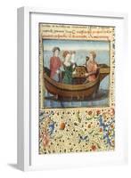 Lancelot and Guinevere Playing Chess-null-Framed Giclee Print